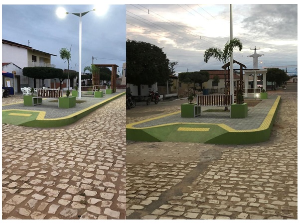 Prefeitura constrói praça na comunidade de Monte Alegre